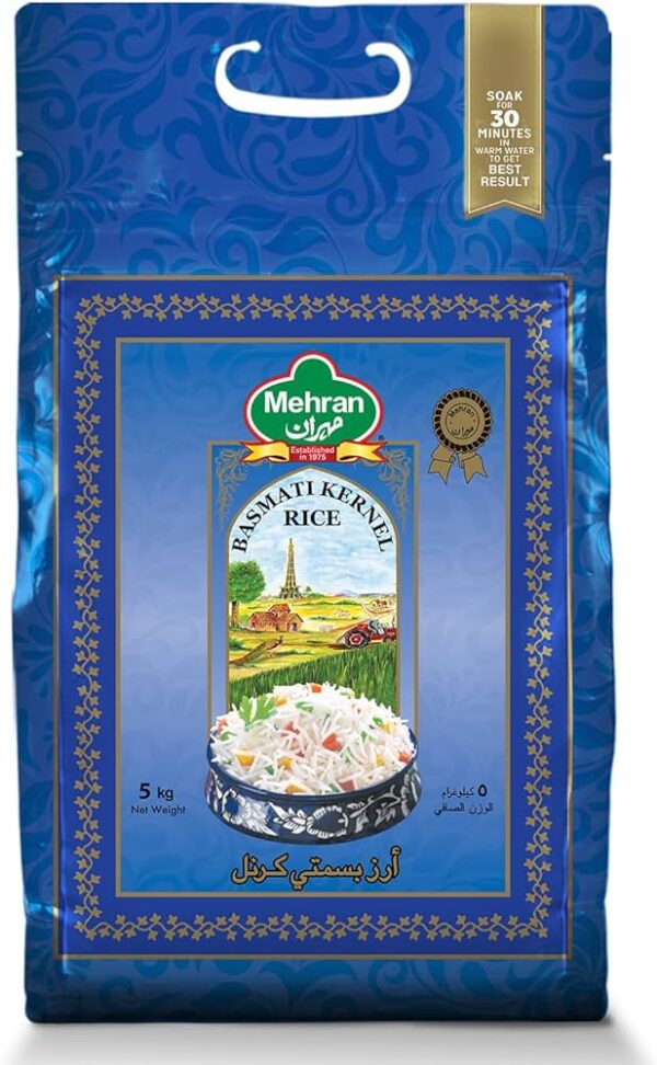 Mehran Basmati Kernel Rice (5Kg) バスマティカーネルライス（メヘラン）